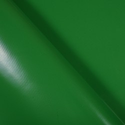 Тентовый материал ПВХ 450 гр/м2, Зелёный (Ширина 160см), на отрез  в Александрове, 450 г/м2, 799 руб