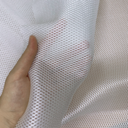 Сетка 3D трехслойная Air mesh 160 гр/м2, цвет Белый (на отрез)  в Александрове