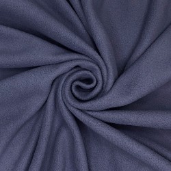 Ткань Флис Односторонний 130 гр/м2, цвет Темно-серый (на отрез)  в Александрове