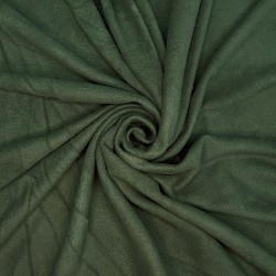 Ткань Флис Односторонний 130 гр/м2, цвет Темный хаки (на отрез)  в Александрове