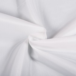 Ткань подкладочная Таффета 190Т, цвет Белый (на отрез)  в Александрове