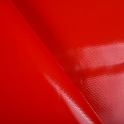 Ткань ПВХ 450 гр/м2, Красный (на отрез)  в Александрове