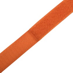 Контактная лента 25мм цвет Оранжевый (велькро-липучка, на отрез)  в Александрове
