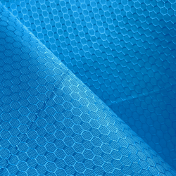 Ткань Оксфорд 300D PU Рип-Стоп СОТЫ, цвет Голубой (на отрез)  в Александрове