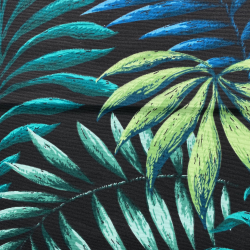 Интерьерная ткань Дак (DUCK), принт &quot;Тропические листья&quot; (на отрез)  в Александрове