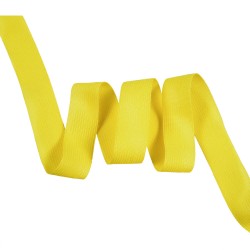 Окантовочная лента-бейка, цвет Жёлтый 22мм (на отрез)  в Александрове